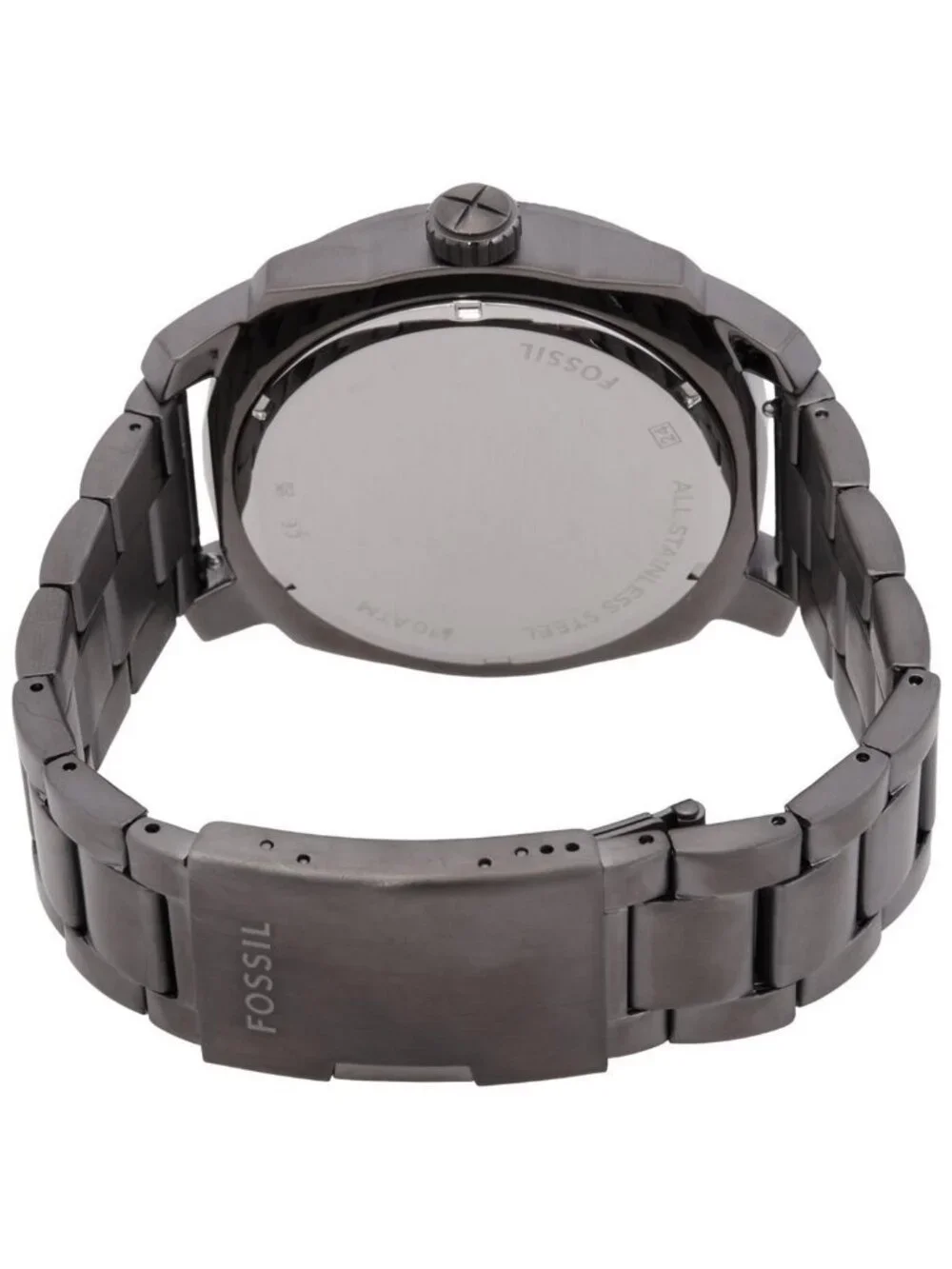 NWT Fossil Machine Quartz Black Dial Men's Watch